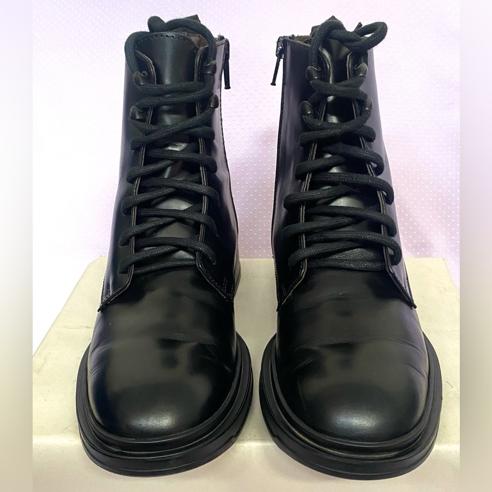 Boemos combat ankle leather boots(38) Made in Italy
